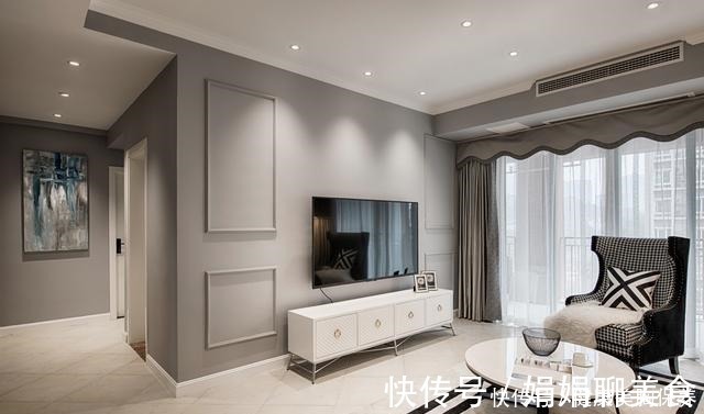 小公主|谭书娅作品106㎡一家三口，现代美式风打造的幸福之家！