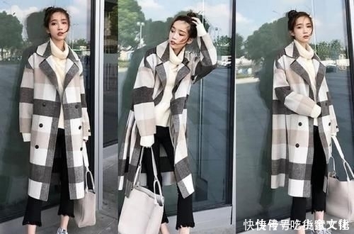 大衣搭配短靴or平底鞋,2019年最流行的穿搭,谁穿谁时髦