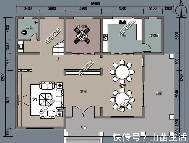 户型|农村没有堂屋的房子不是好房子,20套户型分享,总有一套看上眼