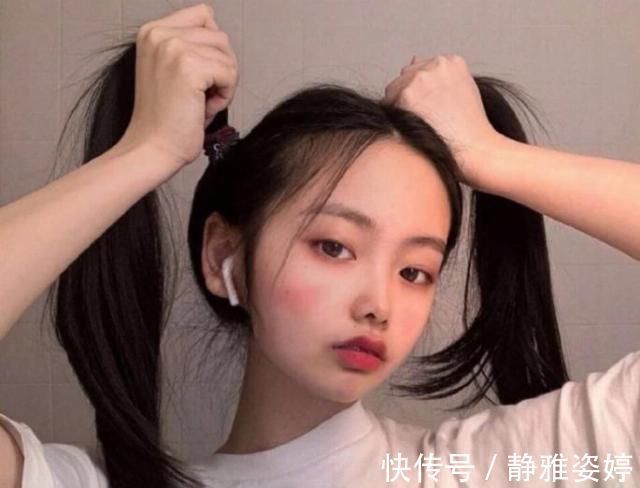 女生|女生脸上有这“3特点”,别再“披头散发”了,扎起来校花哭了
