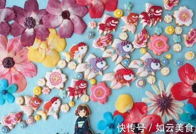 糖霜饼干|一双巧手，做出童话般的翻糖饼干，看完你会舍不得吃网友称太美