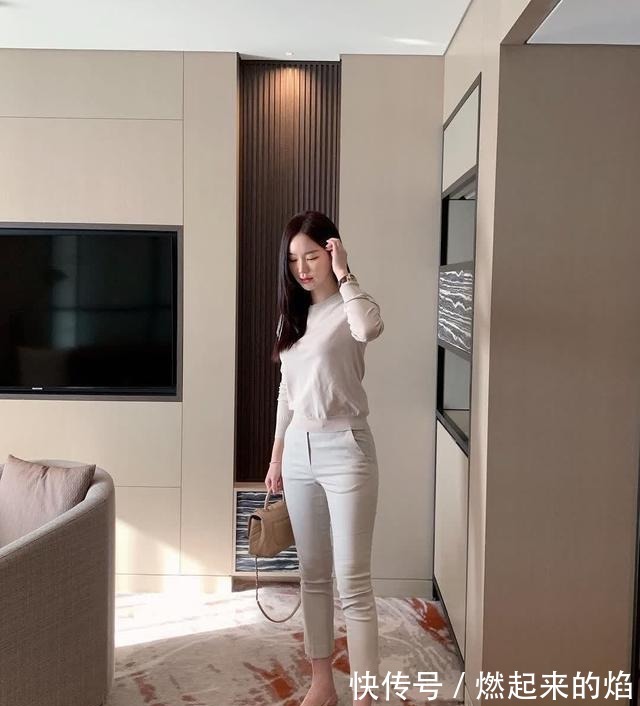 百搭|绝对不能少的一件单品~通勤百搭时尚休闲白色裤子~