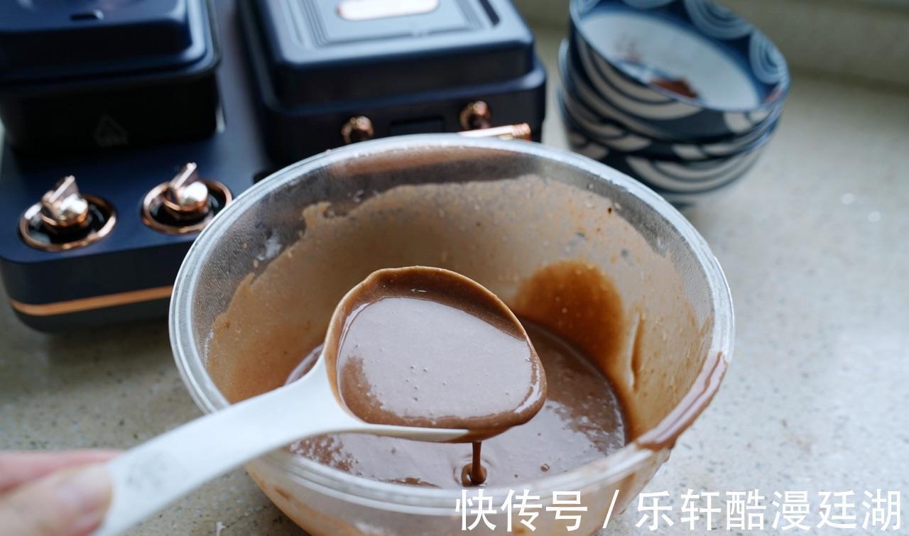 零食|好吃易学的可可华夫饼，可早餐可零食，不可错过的简单小点心