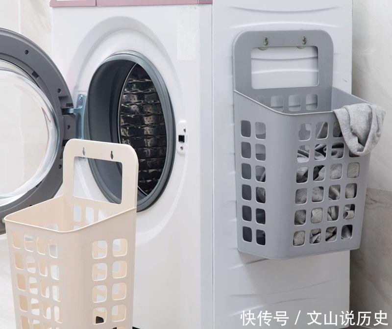 收纳|等我交了房，洗衣机坚决不放阳台，晾衣杆也不要，学下面，真高级