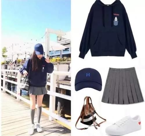 毛衣|毛衣最时髦卫衣裙子的搭配，元气满满，洋气减龄少女心