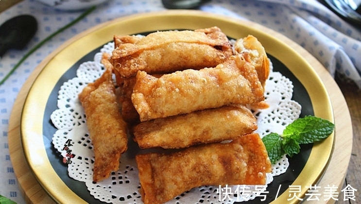 春卷|这几样食材搭配做春卷,鲜甜爽脆低脂肪,脆卜卜,户外携带很方便