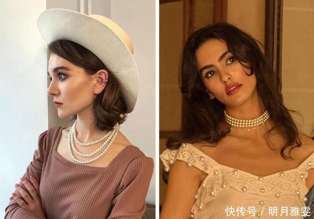 珍珠项链太老气24岁的Jennie表示不同意,挑对了轻松变时髦