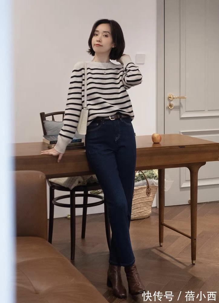 包容性|40岁女人可以照搬的“裤装搭配”,价格不一定贵,会搭配才是关键