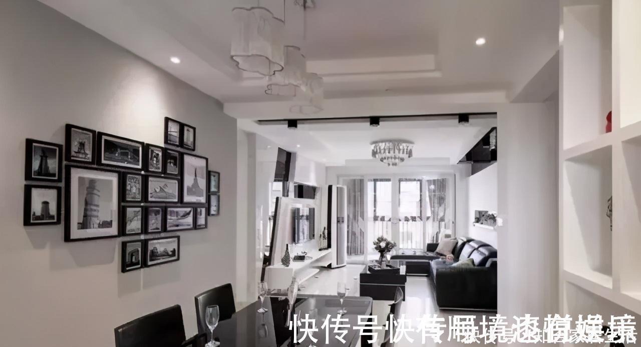 暗淡|120平新家终于装好了,黑白为主的现代风,打扫干净太上档次