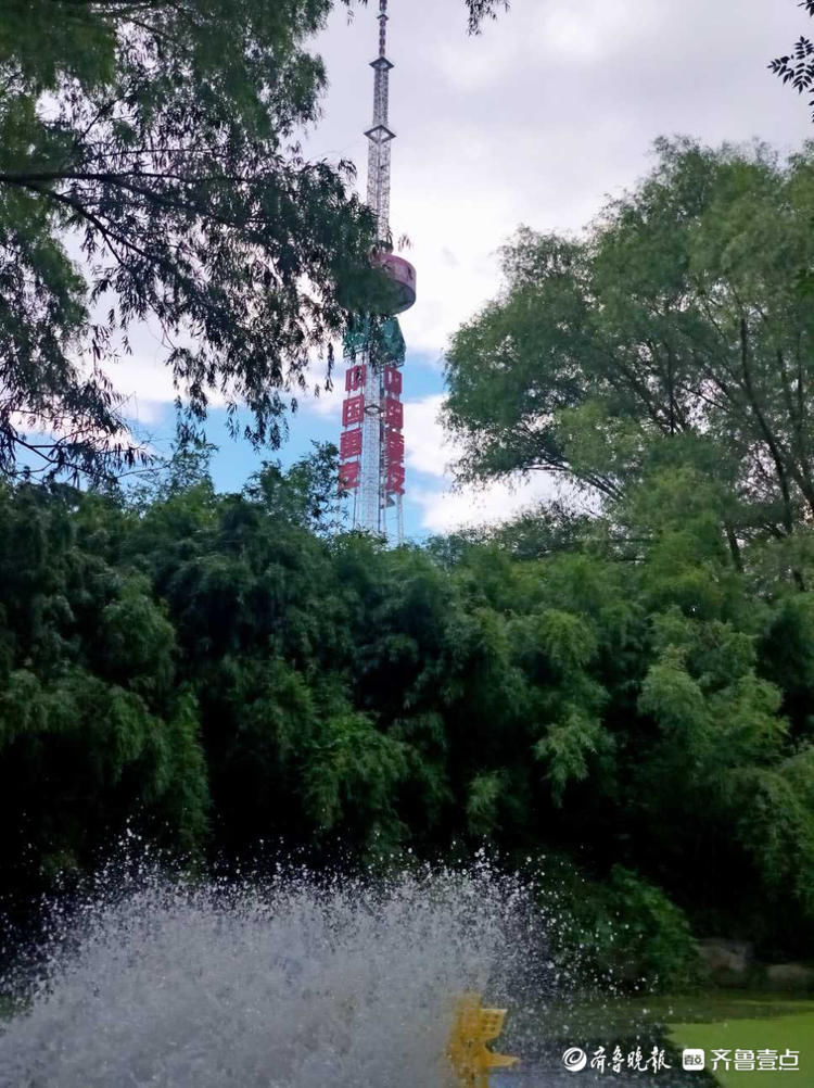 蓝天白云微风爽，荷花灼灼香满塘！济南泉城公园夏景如画|情报站| 齐鲁壹点