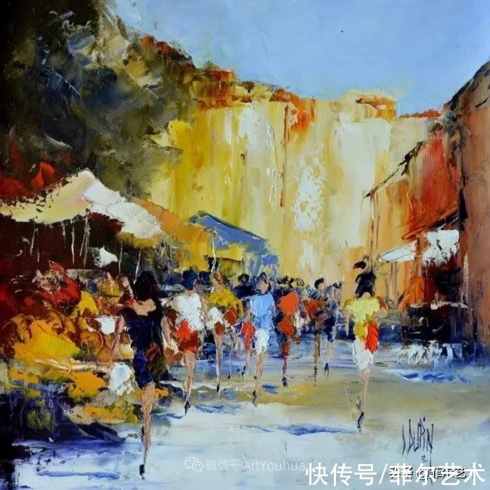 飘逸|飘逸、随心、艳丽~法国画家多米尼克·杜平油画作品欣赏