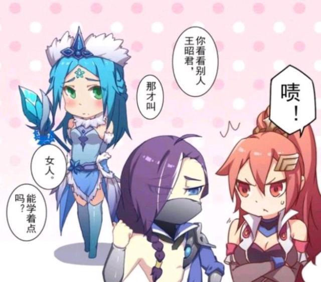 换衣服|王者荣耀漫画:兰陵王让花木兰换成兔女郎衣服?换衣服时还偷看?