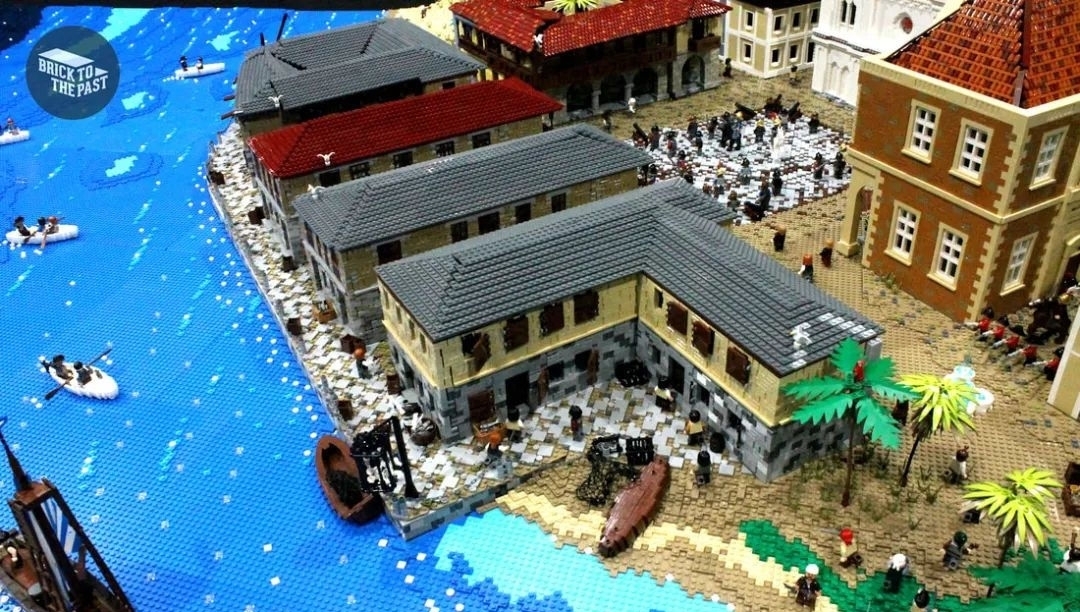 用乐高还原《海贼王》七武海原型“海盗之王”亨利·摩根的故事