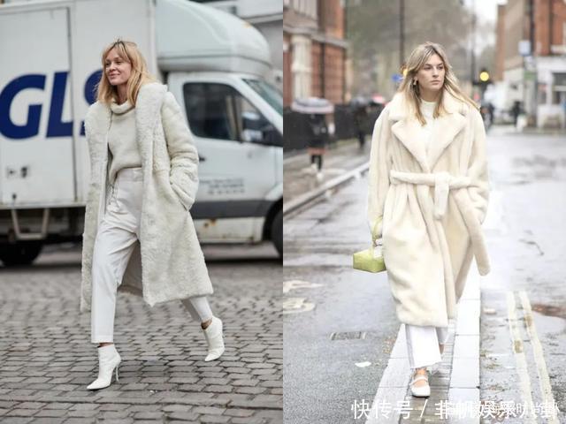 大衣,还是白色最气质!