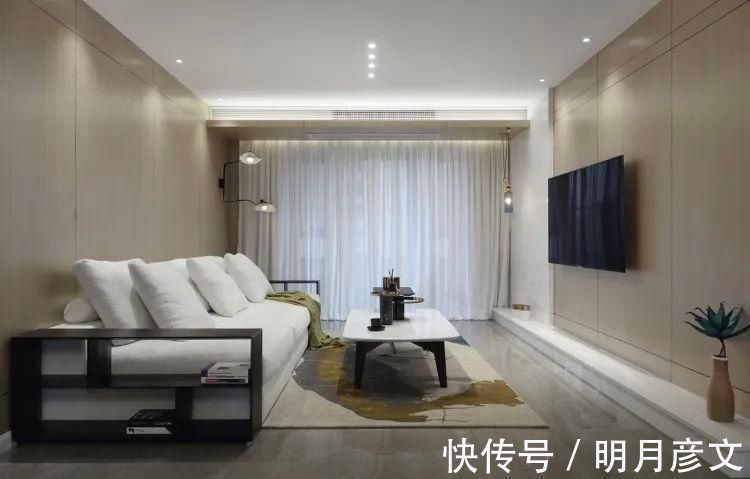 黑白配|100㎡现代简约,自然舒适木质感,结合时尚的黑白配,高级端庄