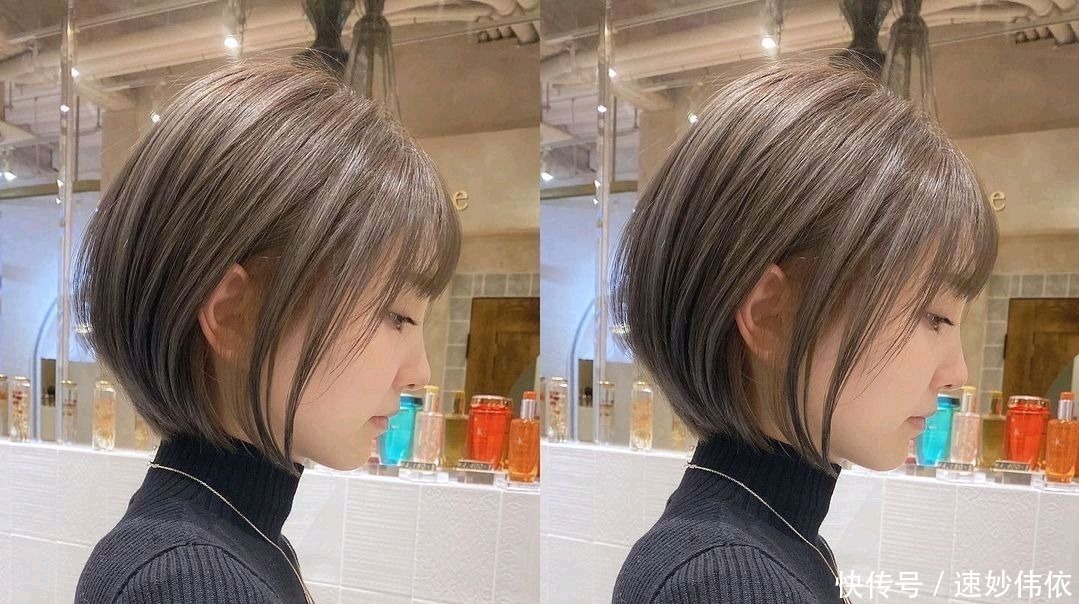 剪短|这才叫短发，立体蓬松很有线条感，你那只是把头发剪短了