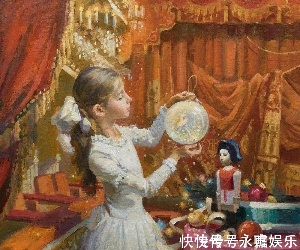 芭蕾舞剧@俄罗斯画家阿纳斯塔西娅·沃斯特雷佐娃漂亮油画作品欣赏