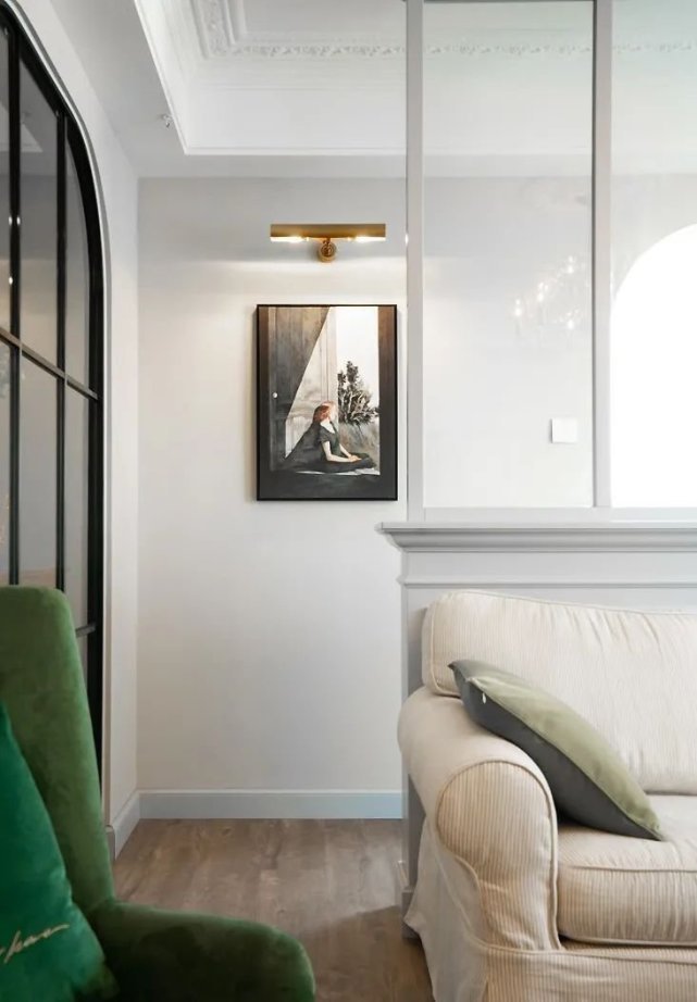 三居室|118㎡优雅美式三居室,高颜值隔断强势入镜!