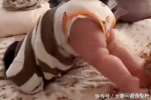 六个月|六个月的宝宝，在床上变成了如此情景，网友：想生孩子了