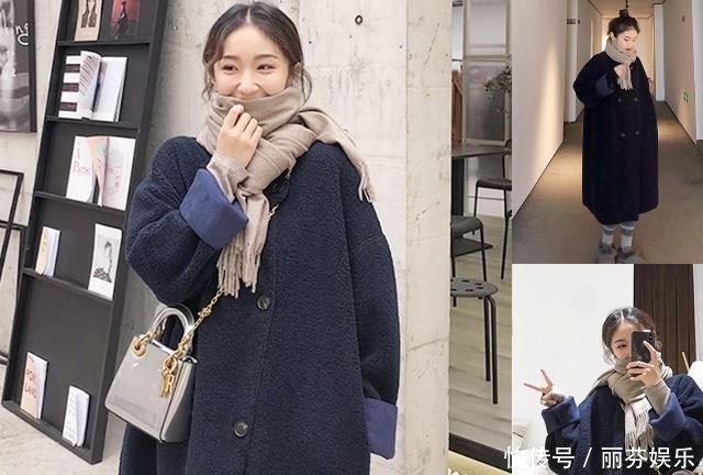 卡其色|冬季大衣+围巾这样搭配,原来是这么好看又温暖!