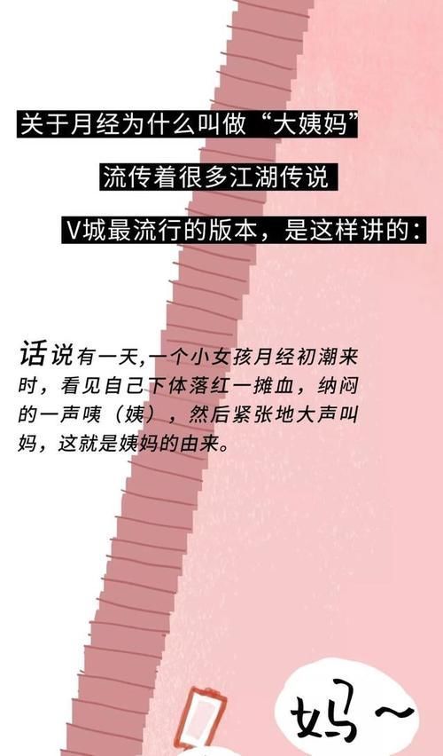 月经|为什么女孩要把月经叫“大姨妈”？原来是这么来的，了解一下