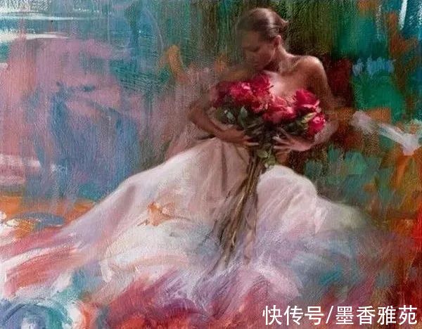 美国&美国性感美女油画,逼真动人