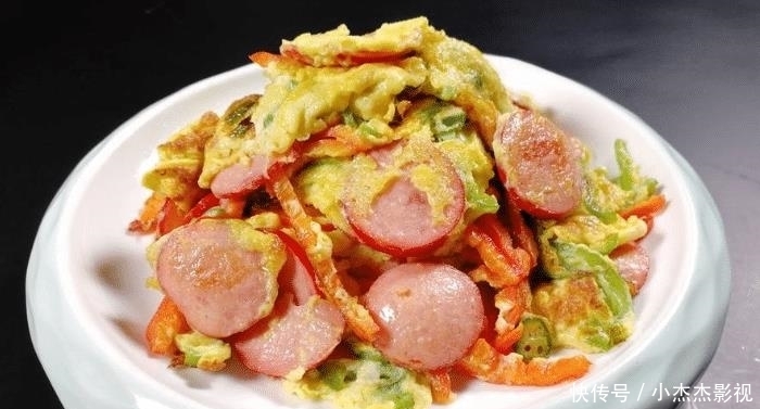 简单|简单好吃的红肠炒鸡蛋,烹饪简单,营养美味,孩子特爱吃的家常菜