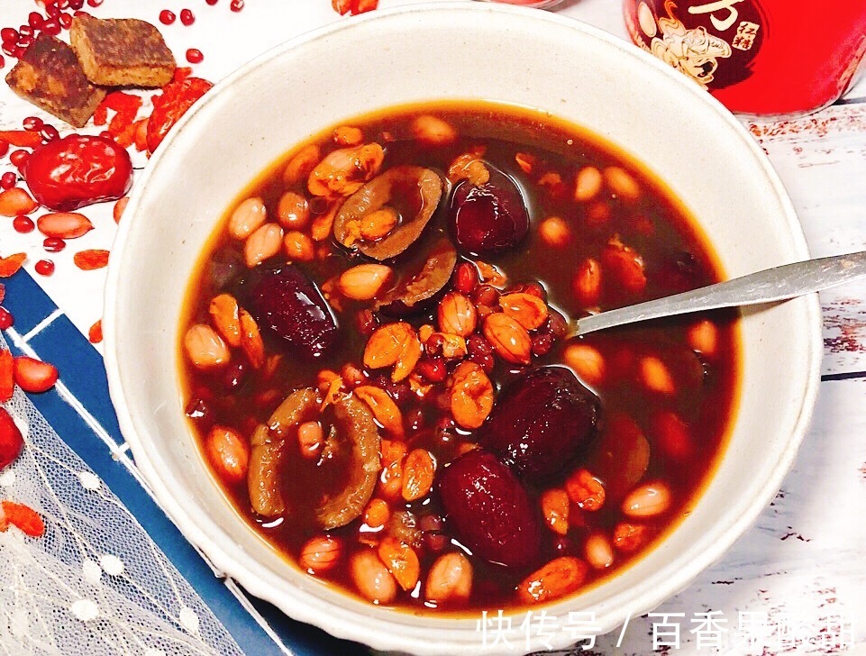 枸杞|秋冬补气血，手脚冰冷熬夜易胖，养生汤调整五红汤