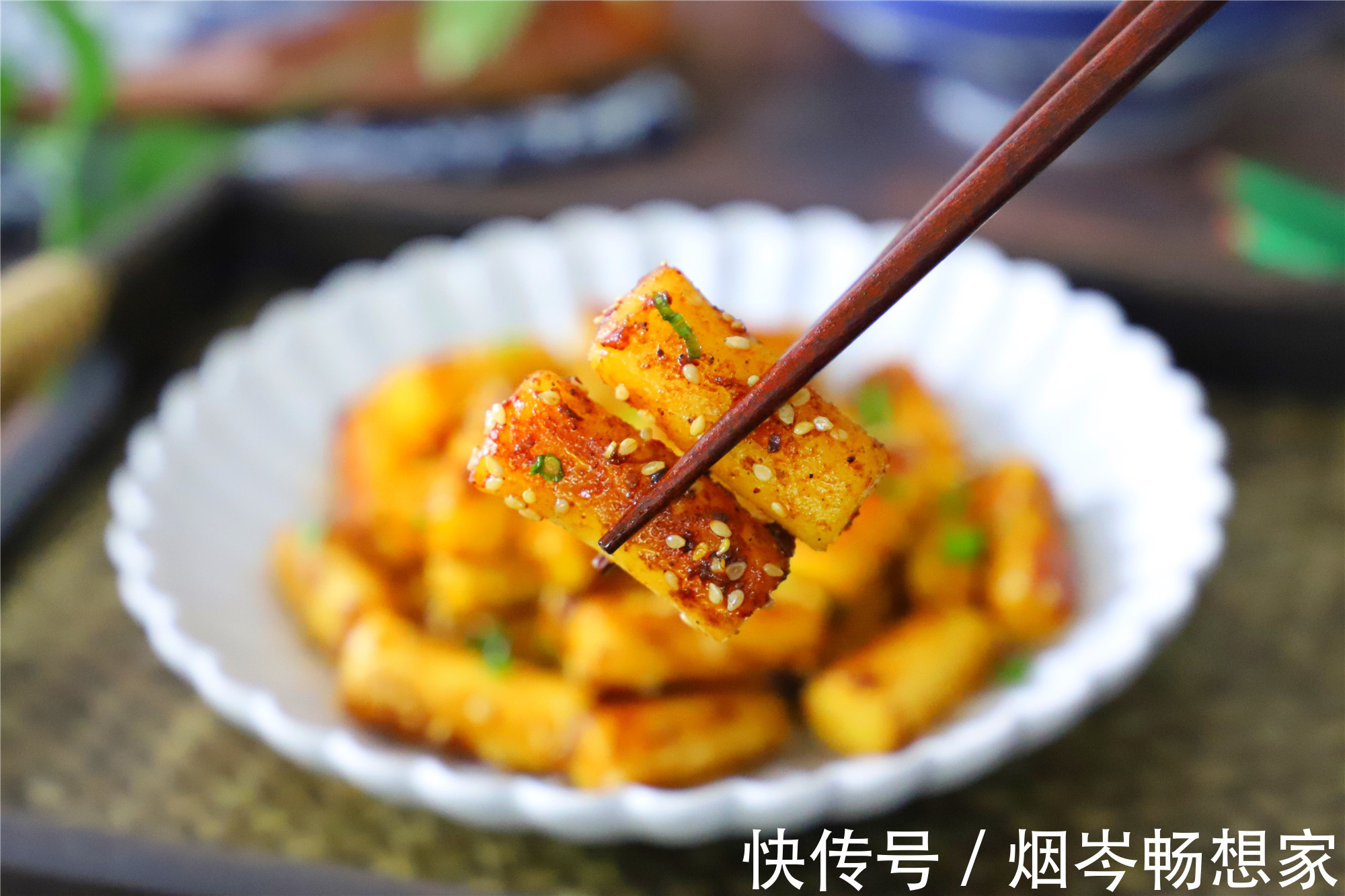 好吃|家常炒年糕，炒前多加一步，年糕软糯Q弹，入味好吃还不粘锅