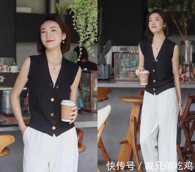 亮色系 仅凭一身极简“黑白配”搭配,穿出满满的高级感,体面又优雅!