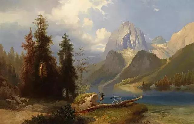 艺术家#奥地利艺术家的超美风景油画,领略大自然的宁静之美