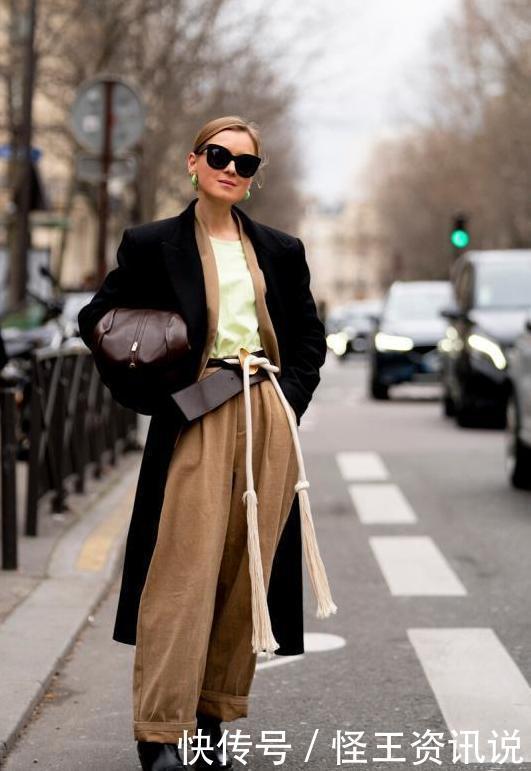 优雅|爱穿大衣这两款裤子不能少,让造型穿出优雅和时髦,尽显秋冬魅力