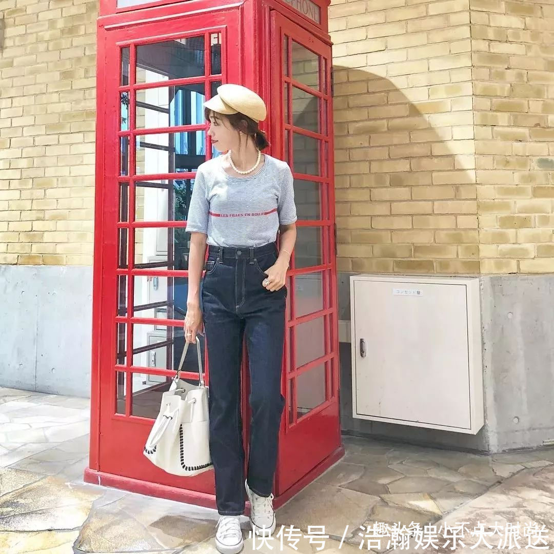 高腰线 日本小个子妈妈初秋穿搭真显高!简约又气质,适合所有小个子!