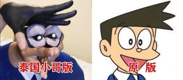 cos|泰国小哥演绎行为艺术,用手指COS小夫,发型的脑洞有点大