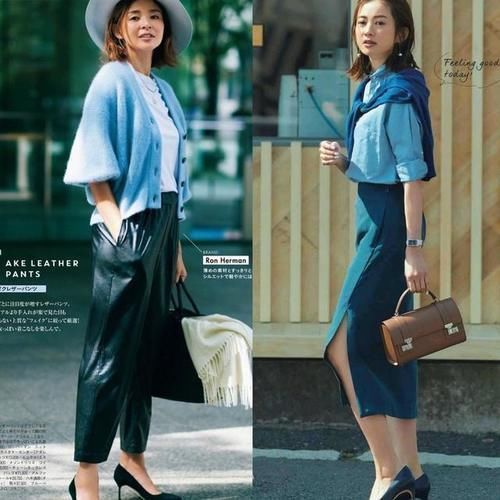 配色 秋天要多穿“灰蓝色”,6个配色方案,把它的“优雅气质”穿出来