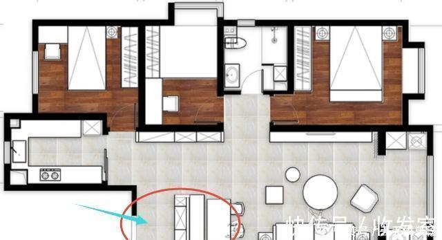 餐边柜|装修时,硬是在餐厅挤出“隔断”邻居不解,完工后悔自家没效仿