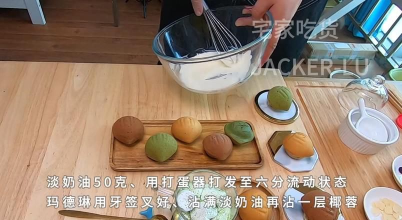 香气|三色栗子玛德琳,浓郁黄油香气小甜品。