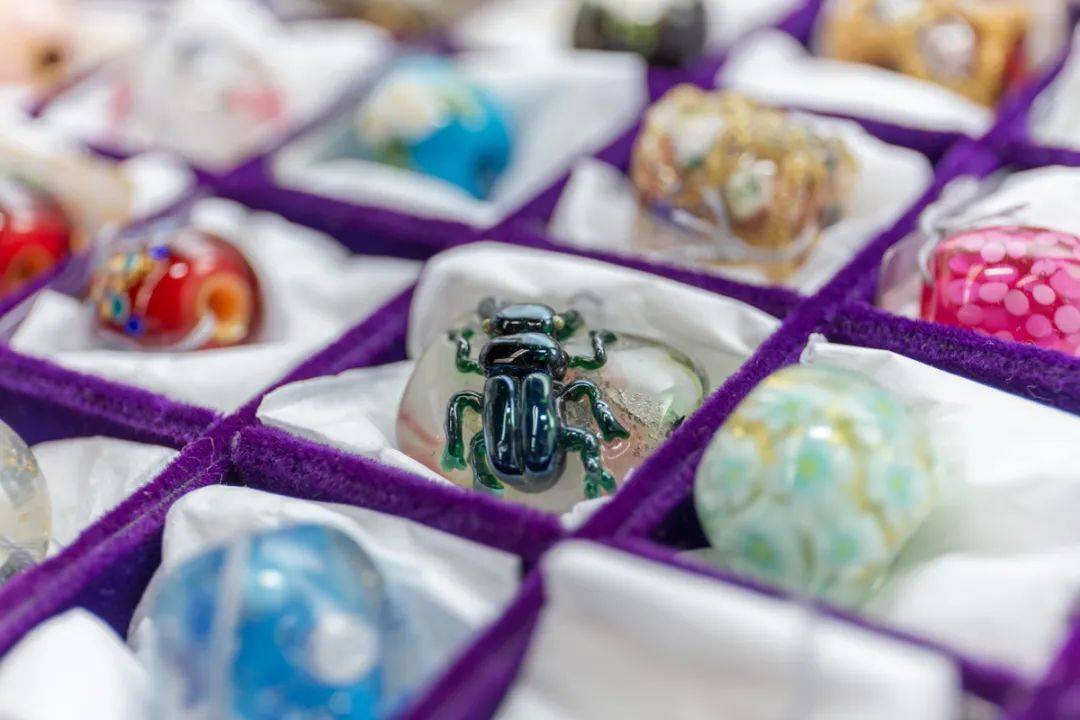 玻璃珠#他在玻璃中作画,将微小世界的美展现得淋漓尽致!