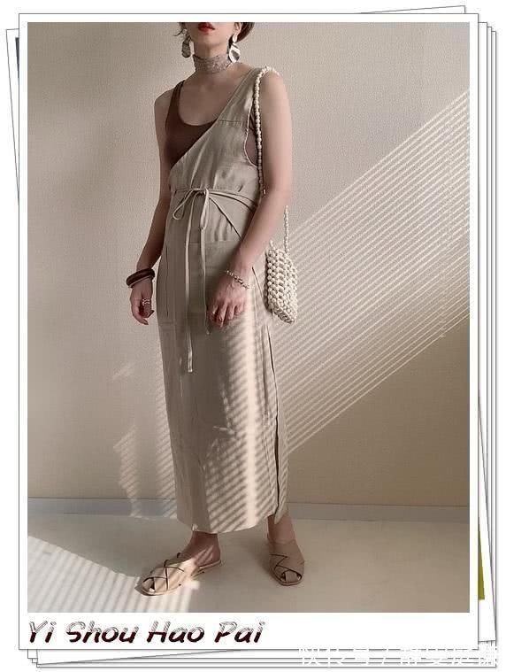 搭配 轻松而时尚,显瘦有气质裹身裙的搭配示范,谁穿谁美