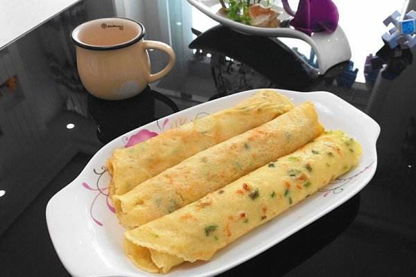 美味|快手早餐饼,手不沾面,轻松解决全家人的早餐,真是美食美味