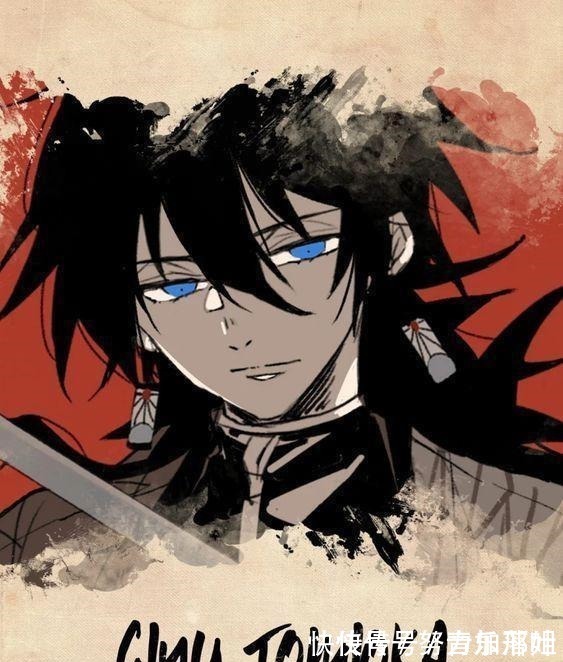 忍姐姐|《鬼灭之刃》的复古画报，忍姐姐又美又飒，耳饰成为最大“亮点”