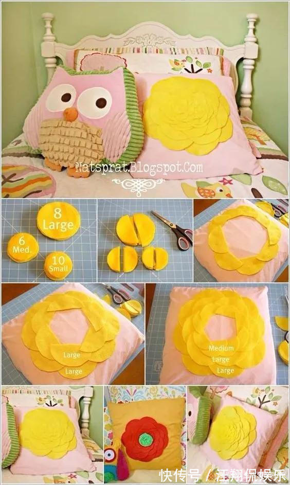 抱枕|各种样式的创意抱枕,竟是旧衣服改造的,旧物改造手工附教程