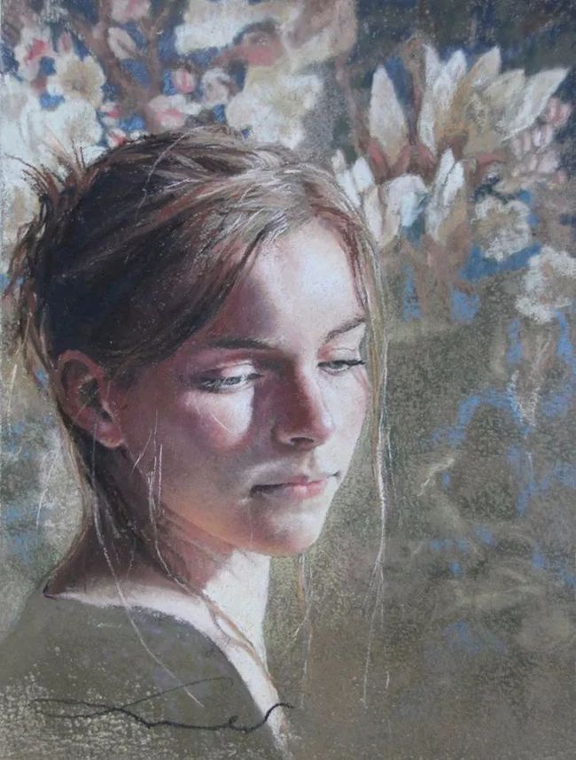 美术学院|她是大师,她的色粉画作美得令人浮想联翩!