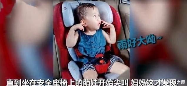 身体不适|“最粗心妈妈”洗车忘关窗,萌宝被浇的一脸懵,还吐槽雨好大呦