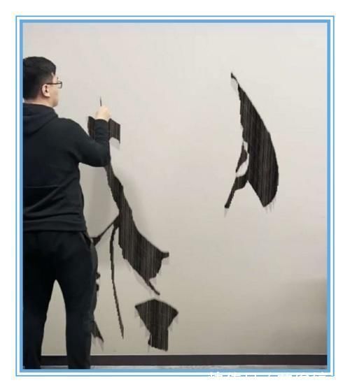 笔芯#美术生用笔芯画鹿晗,本以为在浪费笔芯,看到最后这是本人吗