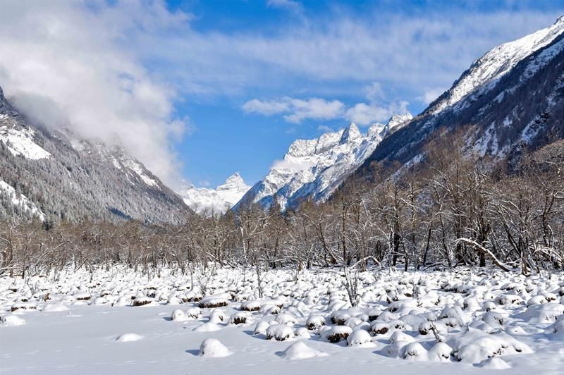 四姑娘山冬日美景