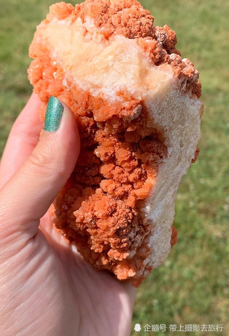 鸡排|她收获一块鸡排石头,因太美味走红,网友好想咬一口