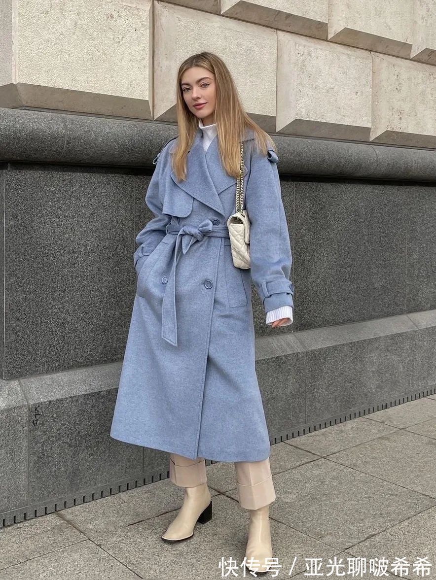 直筒裤 九分裤+短靴=入冬最潮搭配套路,显瘦显高帅翻天!