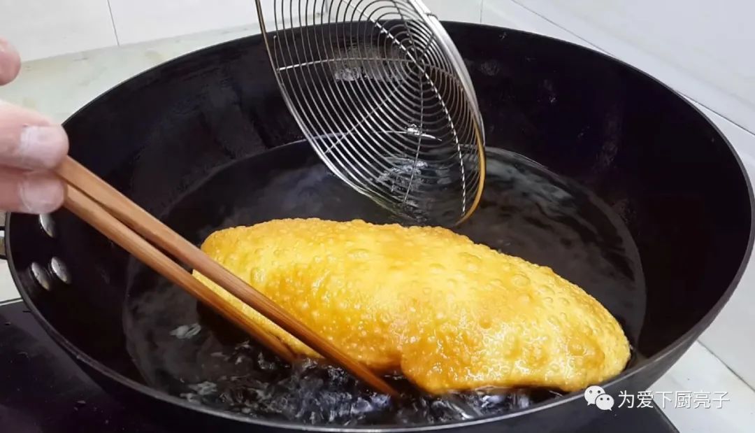 以后面粉就这么做，不烫面不烙饼，个个空心鼓大泡，看着都流口水
