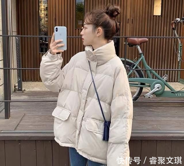 显瘦|长款羽绒服已经out了!这个冬天尝试一下短款棉服,显高又显瘦